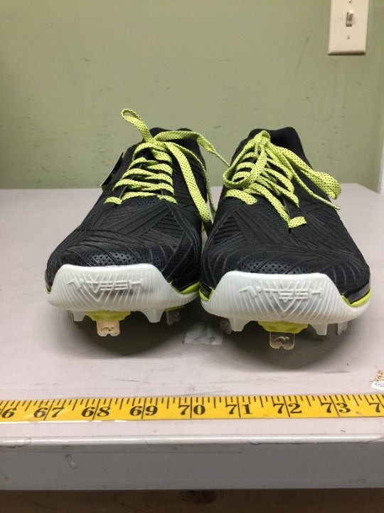 TESH Men's Talent Metal Baseball Cleats Kinetic Flex, Black, 13 Regular