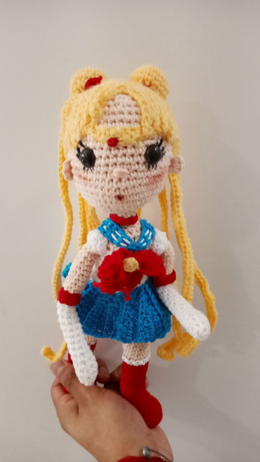 Sailor Moon Handmade Crochet Doll 11.5 inches