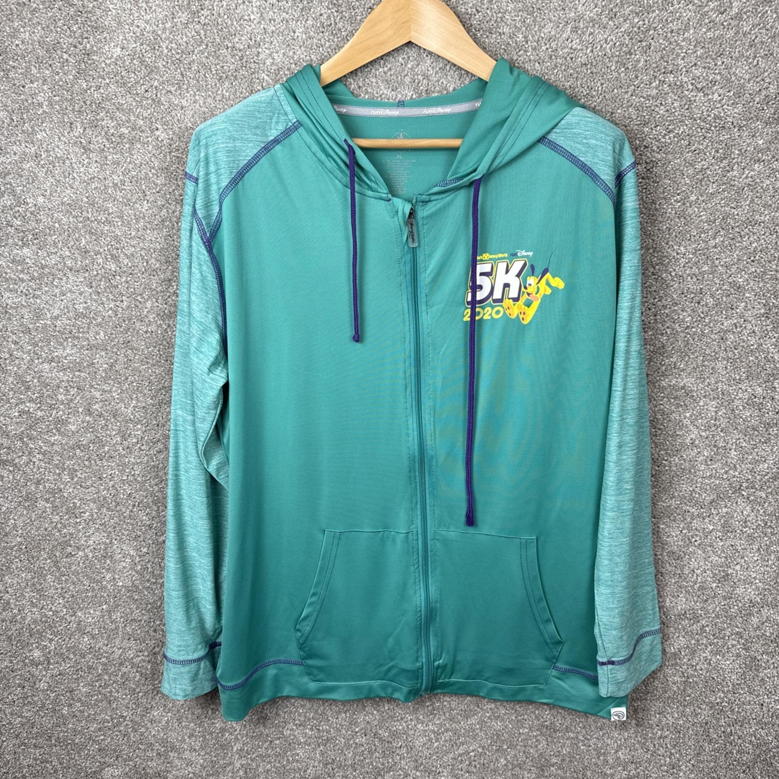 Run 5k Marathon Full Zip Hoodie Adult XL Pluto 2020 - Disney