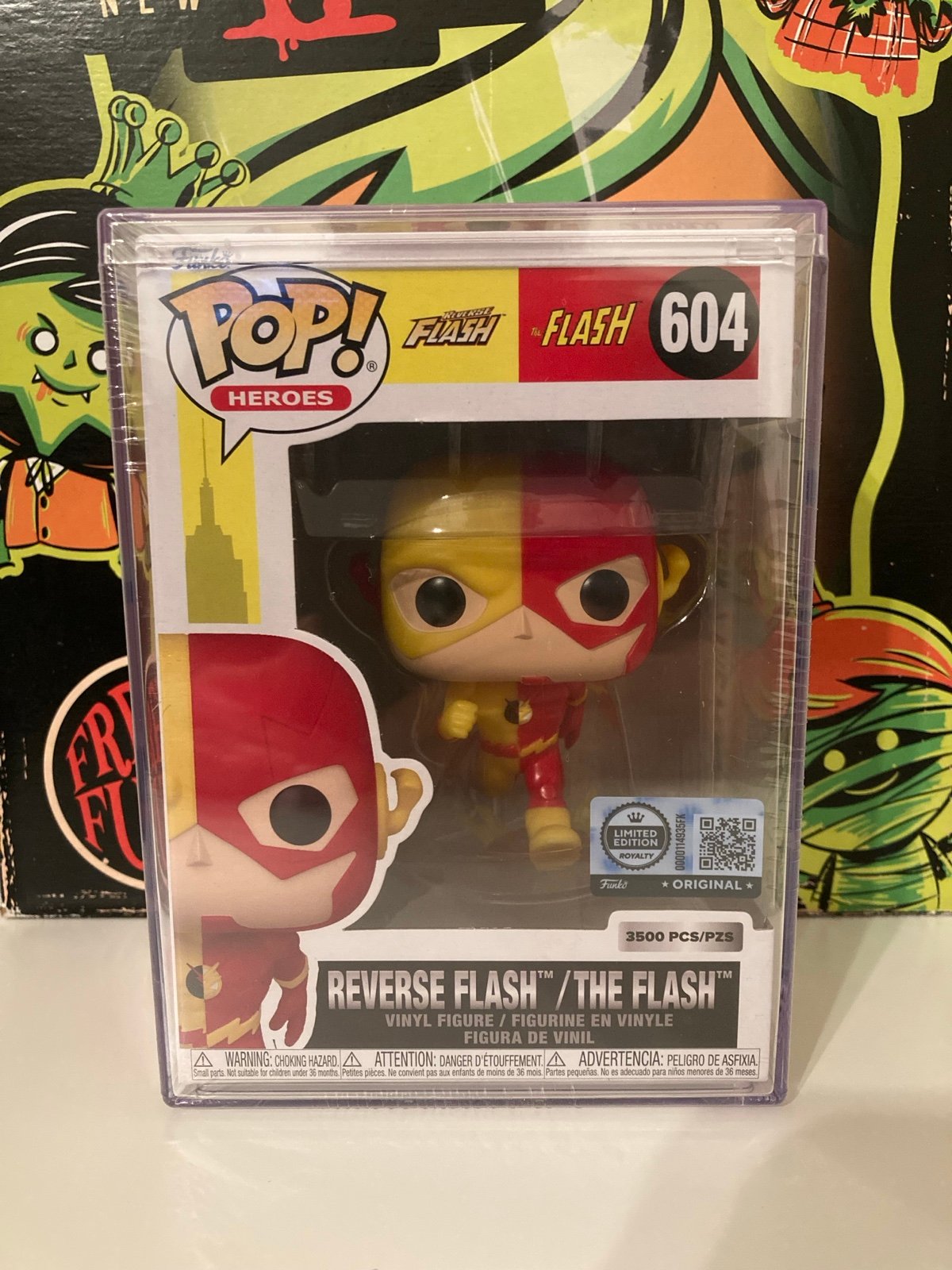 FUNKO POP REVERSE FLASH/ THE FLASH LE 3,500 PCS GEMINI COLLECTIBLES EXCLUSIVE