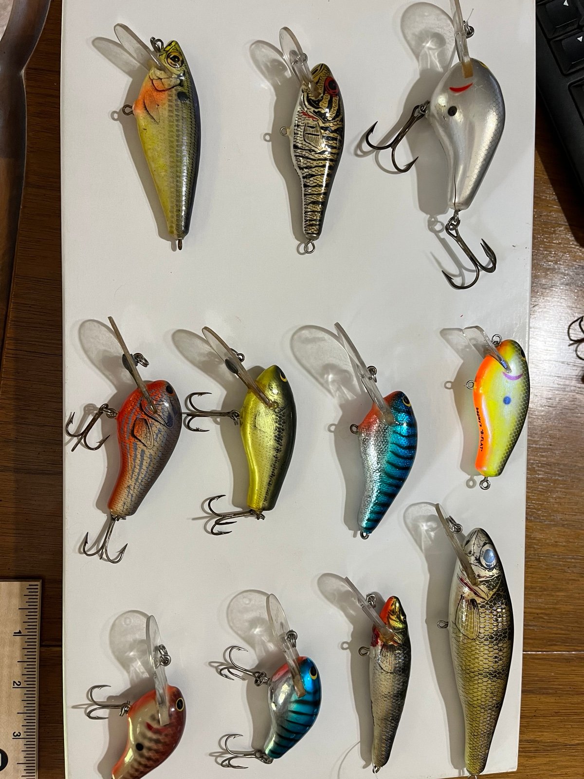 Old and new fishing lures