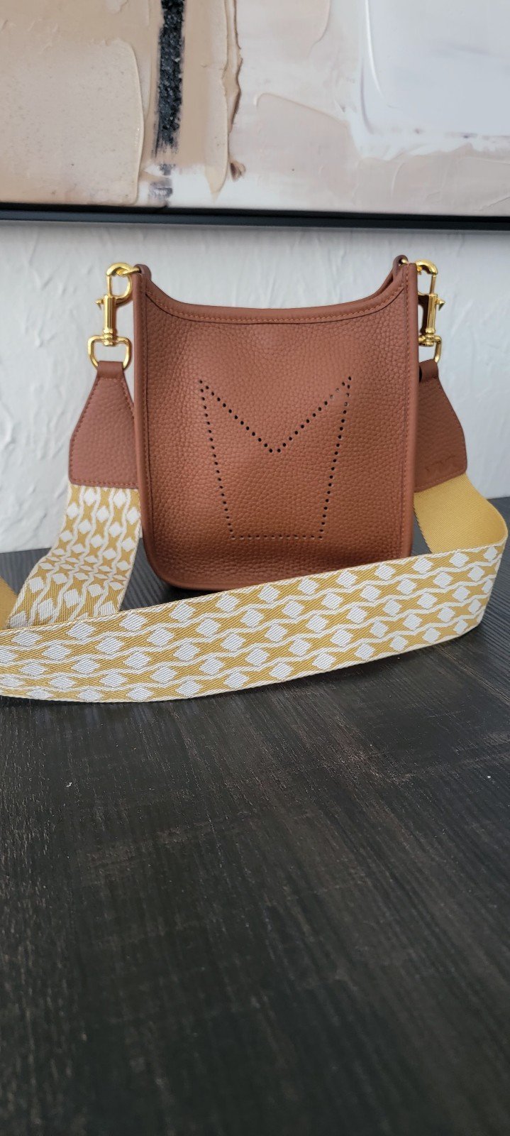 M.A.M.A Italian Leather Crossbody Bag