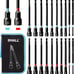 20PCS Magnetic Nut Driver Set,Long Nut Drivers for Impact Dril