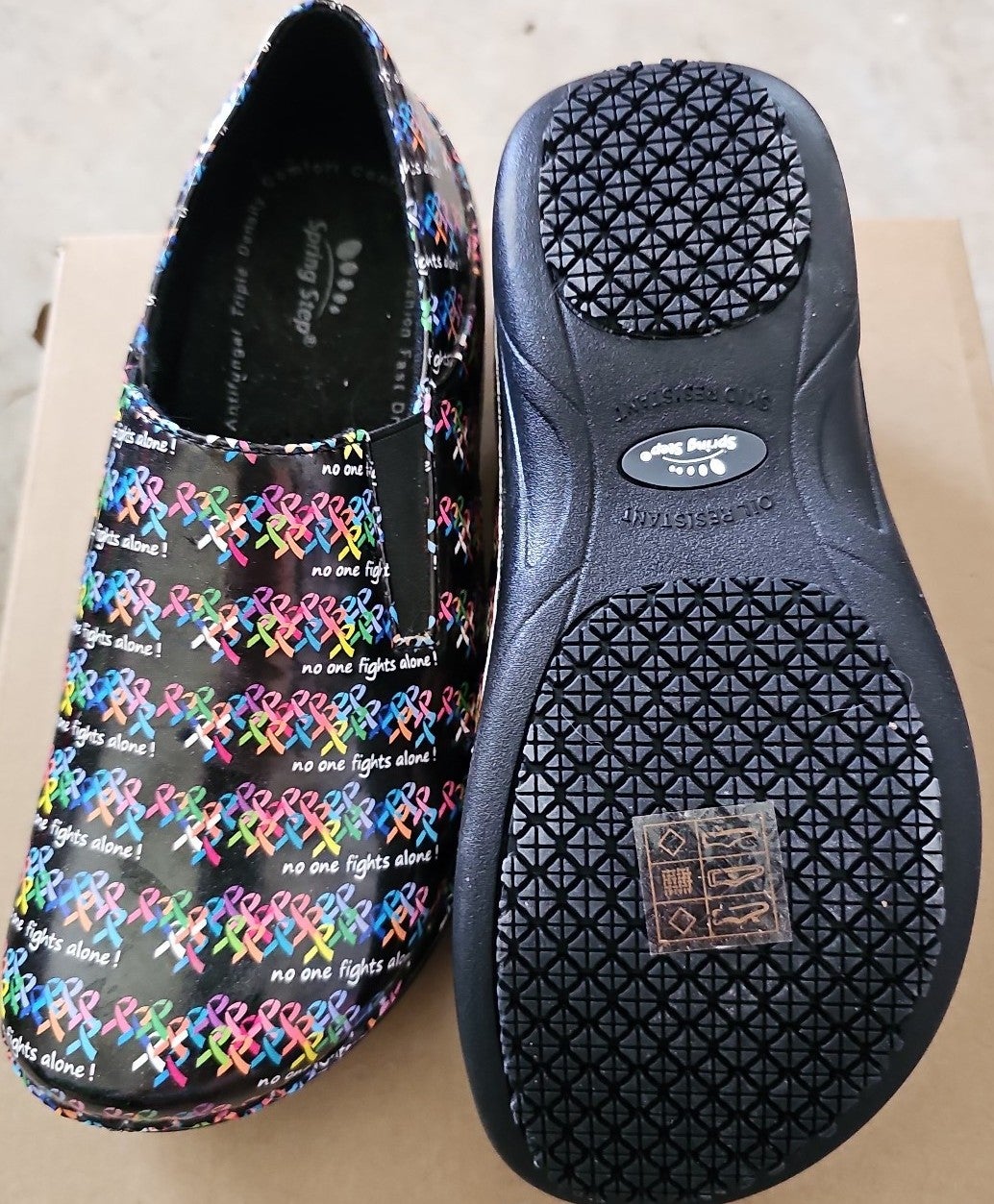 Spring step slip on shoes