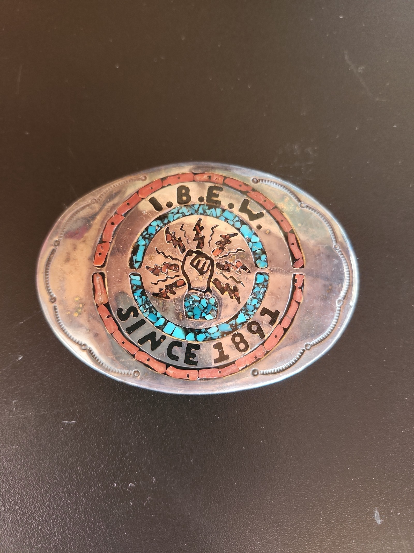 Vintage IBEW Belt Buckle