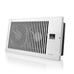 Airtap T6, Quiet Booster Fan System White For 6” X 12” Registers (Floor / Wall)