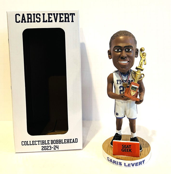 Caris LeVert 2024 Cleveland Cavaliers SPECIAL EDITION High School Bobblehead SGA