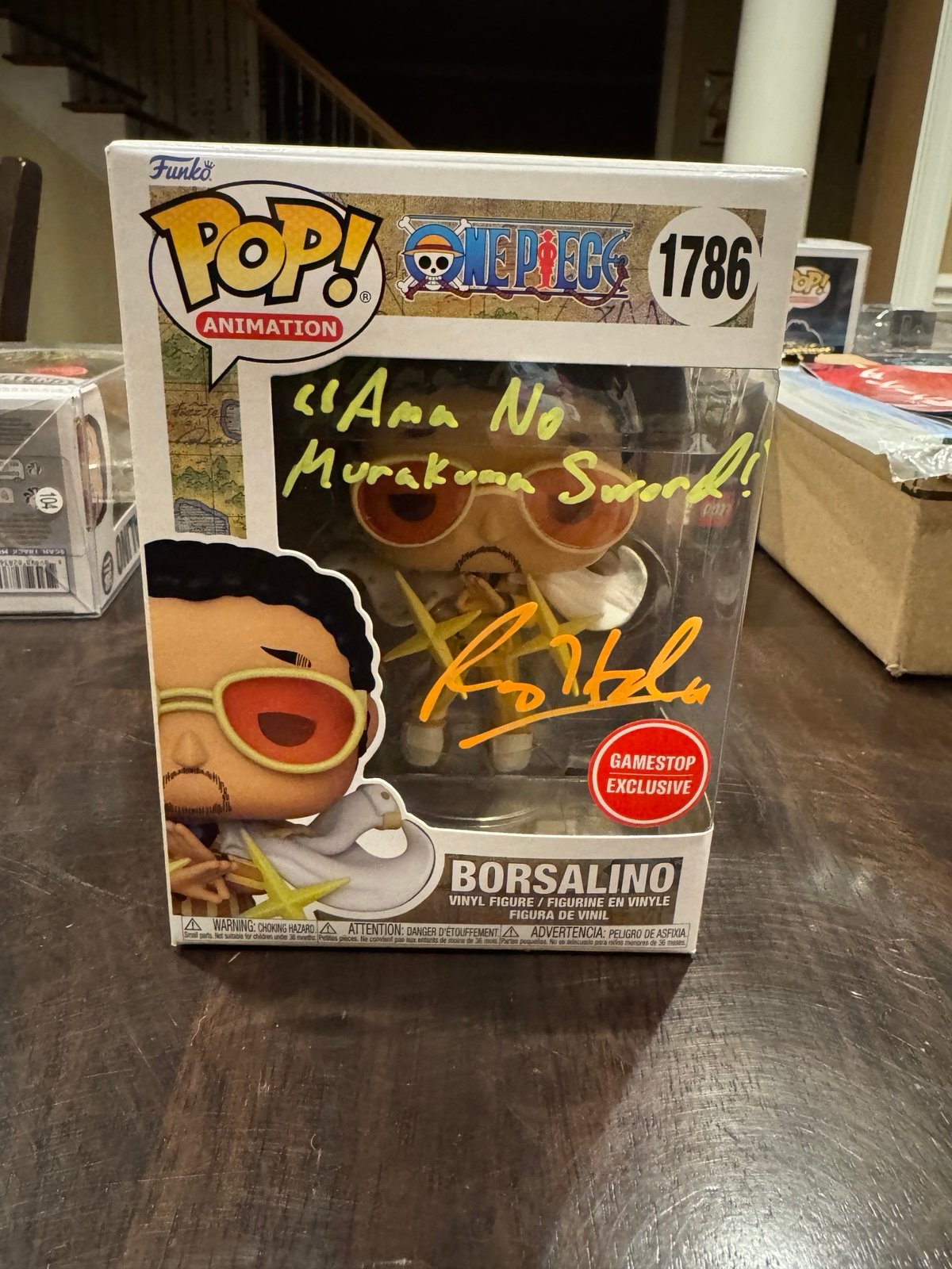 Borsalino Funko Pop signed by Ray Hurd