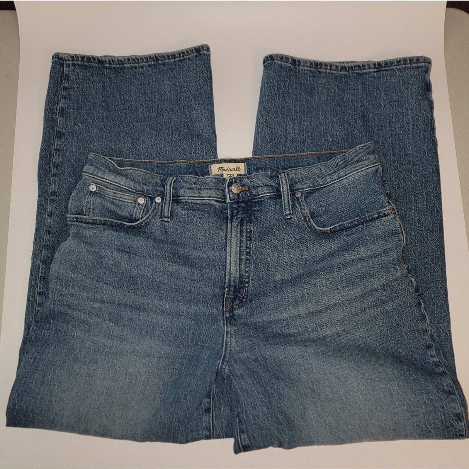 Madewell Perfect Vintage Wide Leg Jeans Size 33