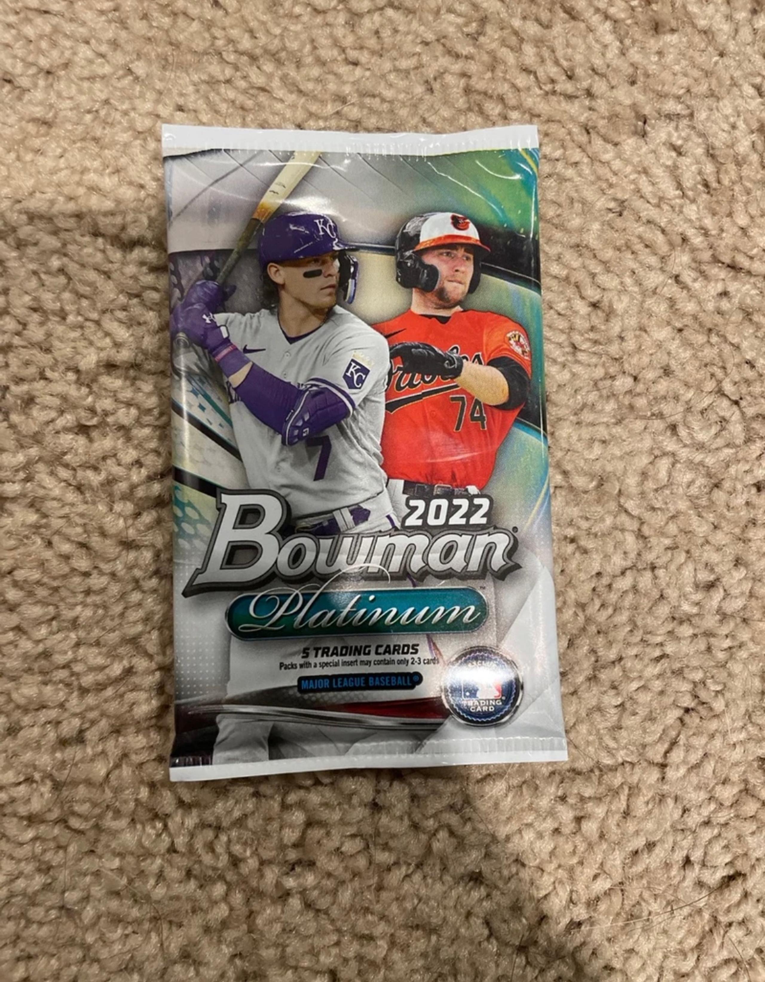 Bowman Platinum Baseball Trading Cards (1 Pack)