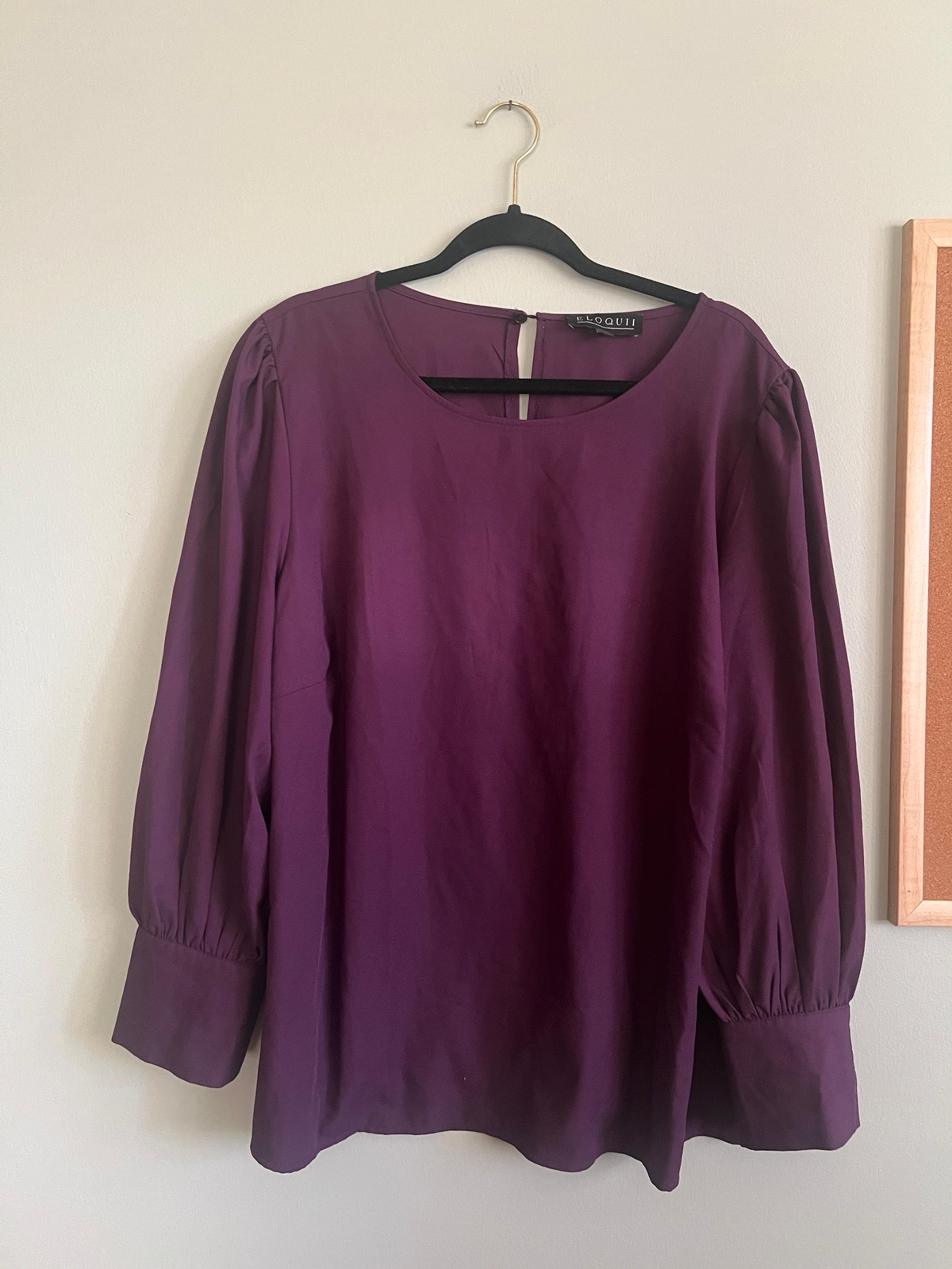 Eloquii Long Sleeve Blouse Women 20