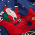 Mini Boden Santa twirly big appliqué dress 5/6