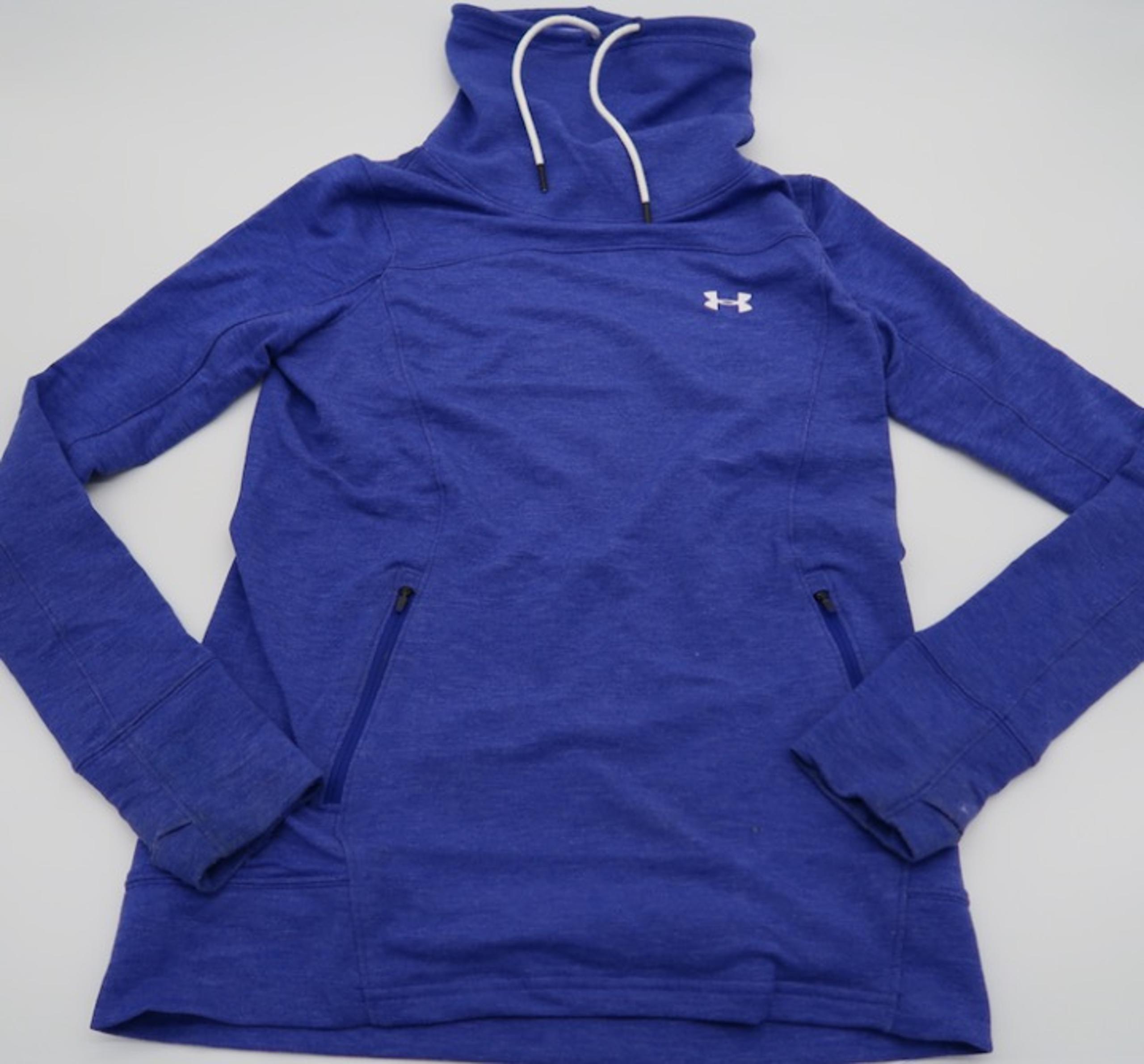 Under Armour Slouchy Pullover Hoodie Blue 1293020 574 Size Small NWOT