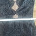 For Love and Lemons Women's Noir Black Lace Jumpsuit 3/4 Sleeve Size Medium