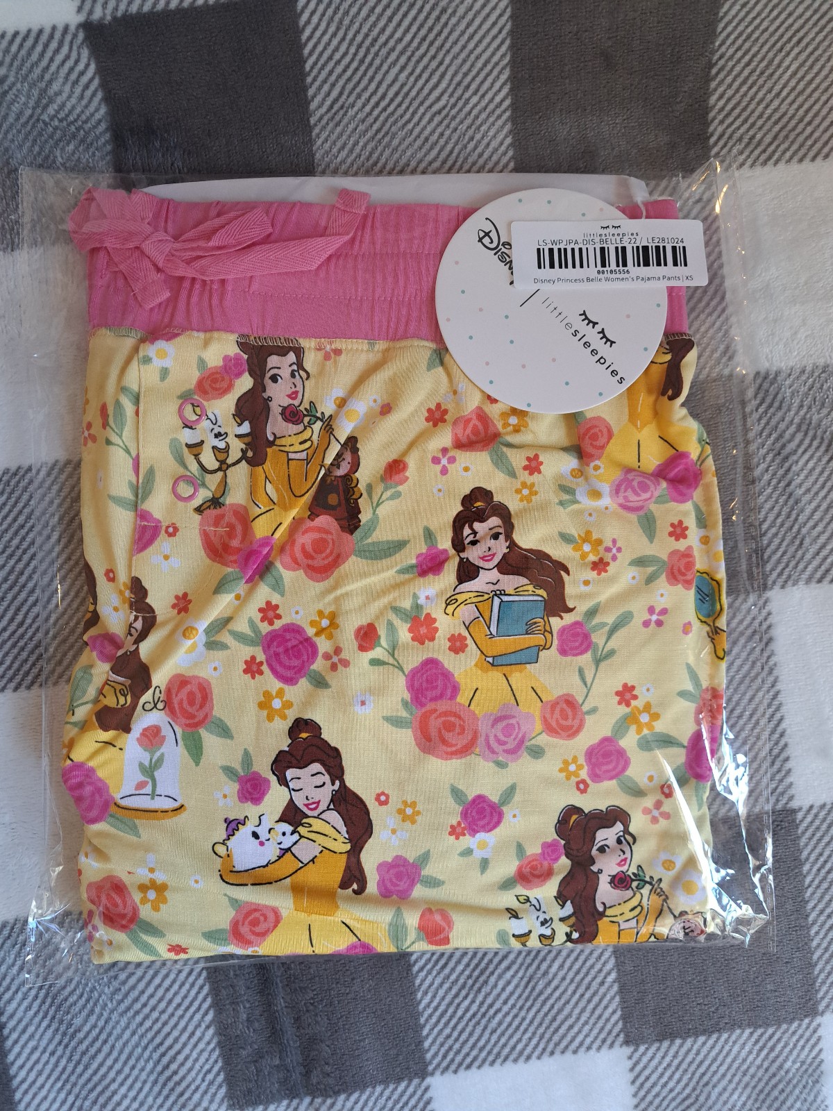 Little sleepies princess belle womens pants XS NIB