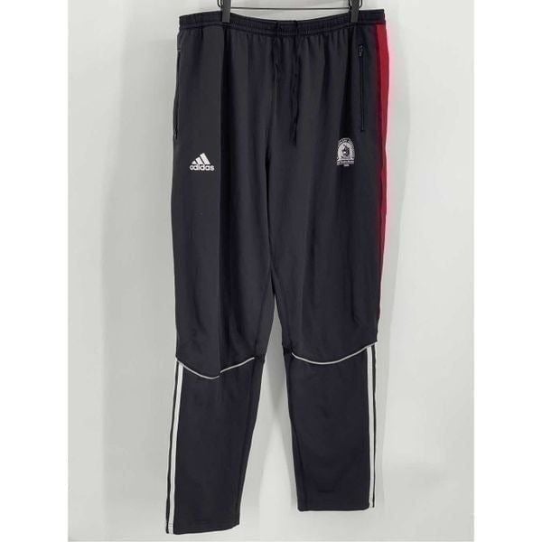 Adidas Pants Boston Marathon 2005 Men’s Size XL Black Red Running
