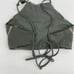 Tavik Easton Womens Cove Gray pink Glossy Pique tie New Bikini Top Small