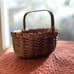 Set of 2 Vintage Wicker Baskets OOAK Handmade in North Carolina