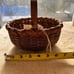 Set of 2 Vintage Wicker Baskets OOAK Handmade in North Carolina