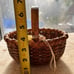 Set of 2 Vintage Wicker Baskets OOAK Handmade in North Carolina