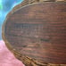 Set of 2 Vintage Wicker Baskets OOAK Handmade in North Carolina