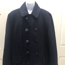 J.CREW Blue Wool Blend Coat XL