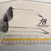New Authentic DIOR BY DIOR 0102K Palladium White Silver Grey Women's Sunglasses