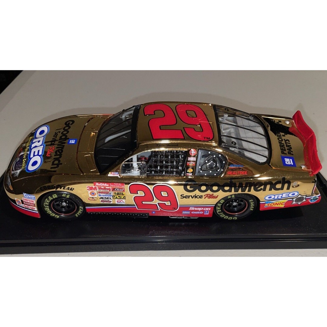 #29 Kevin Harvick Action Race Fans 24kt Gold 1/24 GM Goodwrench / OREO NO BOX!