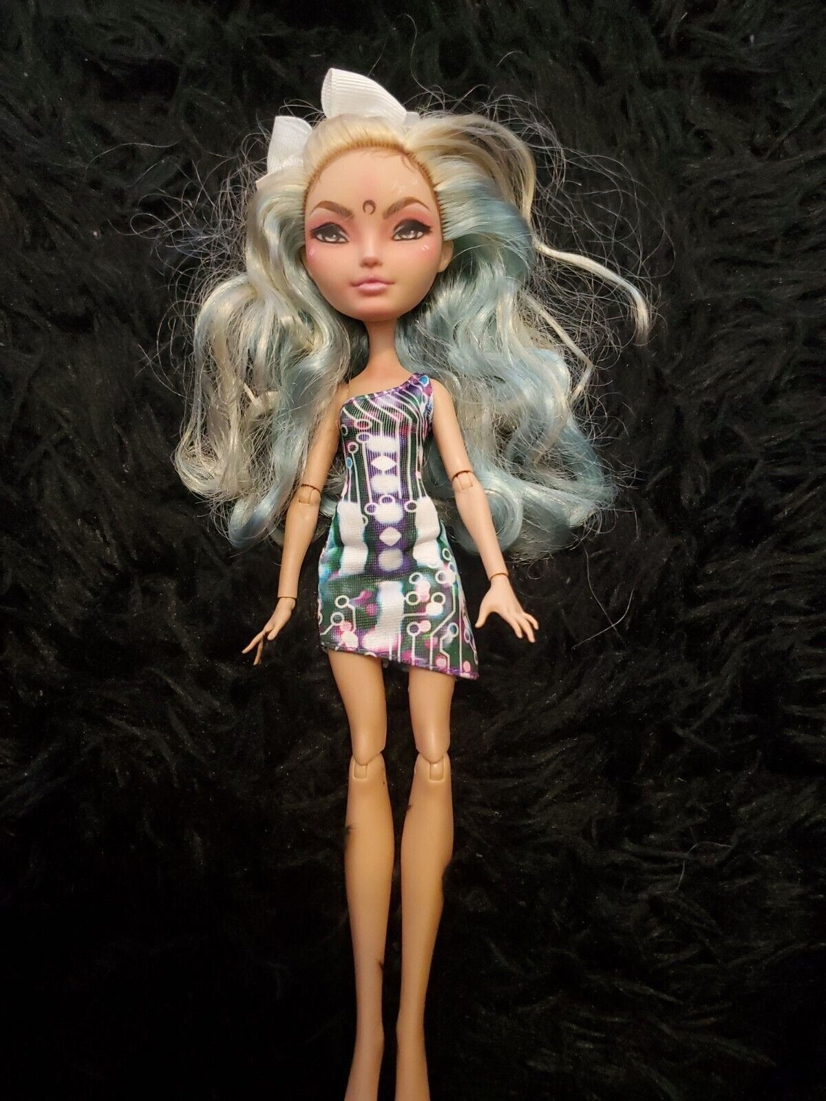 Ever After High Darling Charming Ooak Doll Custom Replaint With Dress Moon Girl