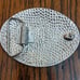 Sterling Silver Belt Buckle with Turquoise and Coral
