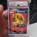 1999 Pokemon Charizard Burger King Perforated PSA 8