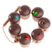 Wooden Mushrooms Lacing Toy