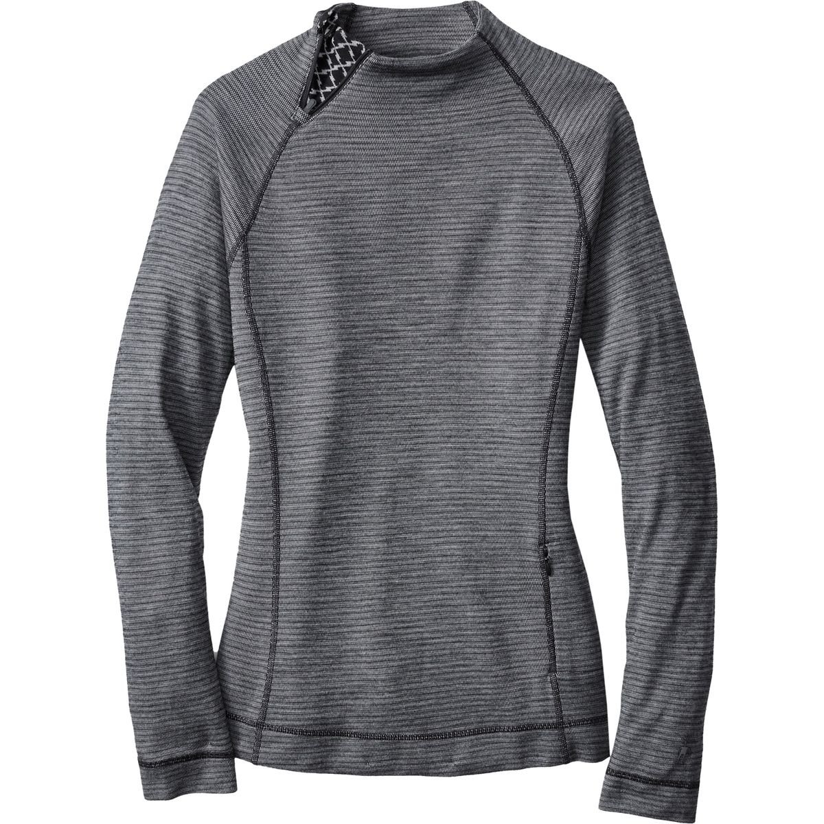 Smartwool NTS Mid 250 Isto Sport Top / Sweater Size XL Black and Grey