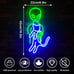 Green Alien Neon Sign, Funny Cat Alien Stuff Neon Signs for Men Cave