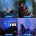 Green Alien Neon Sign, Funny Cat Alien Stuff Neon Signs for Men Cave