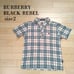 BURBERRY BLACKREBEL Polo Shirt, Short Sleeve, Nova Check, Size 2