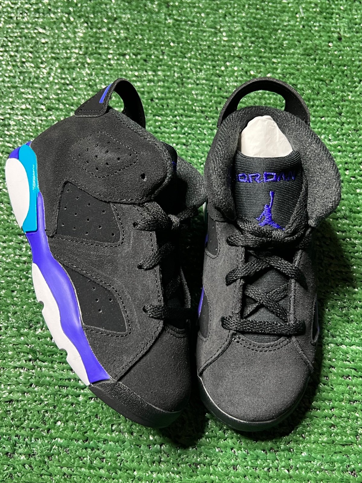 Unreleased Jordan 6 Grapes Gs Size 10c Brand New