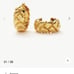 Missoma LUCY WILLIAMS CHUNKY WAFFLE HOOP EARRINGS Medium size
