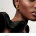 Missoma LUCY WILLIAMS CHUNKY WAFFLE HOOP EARRINGS Medium size