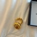 Missoma LUCY WILLIAMS CHUNKY WAFFLE HOOP EARRINGS Medium size