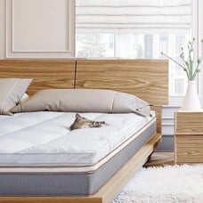 King Size Mattress Topper,Down Alternative Soft Fiber Breathable Hotel Quality.