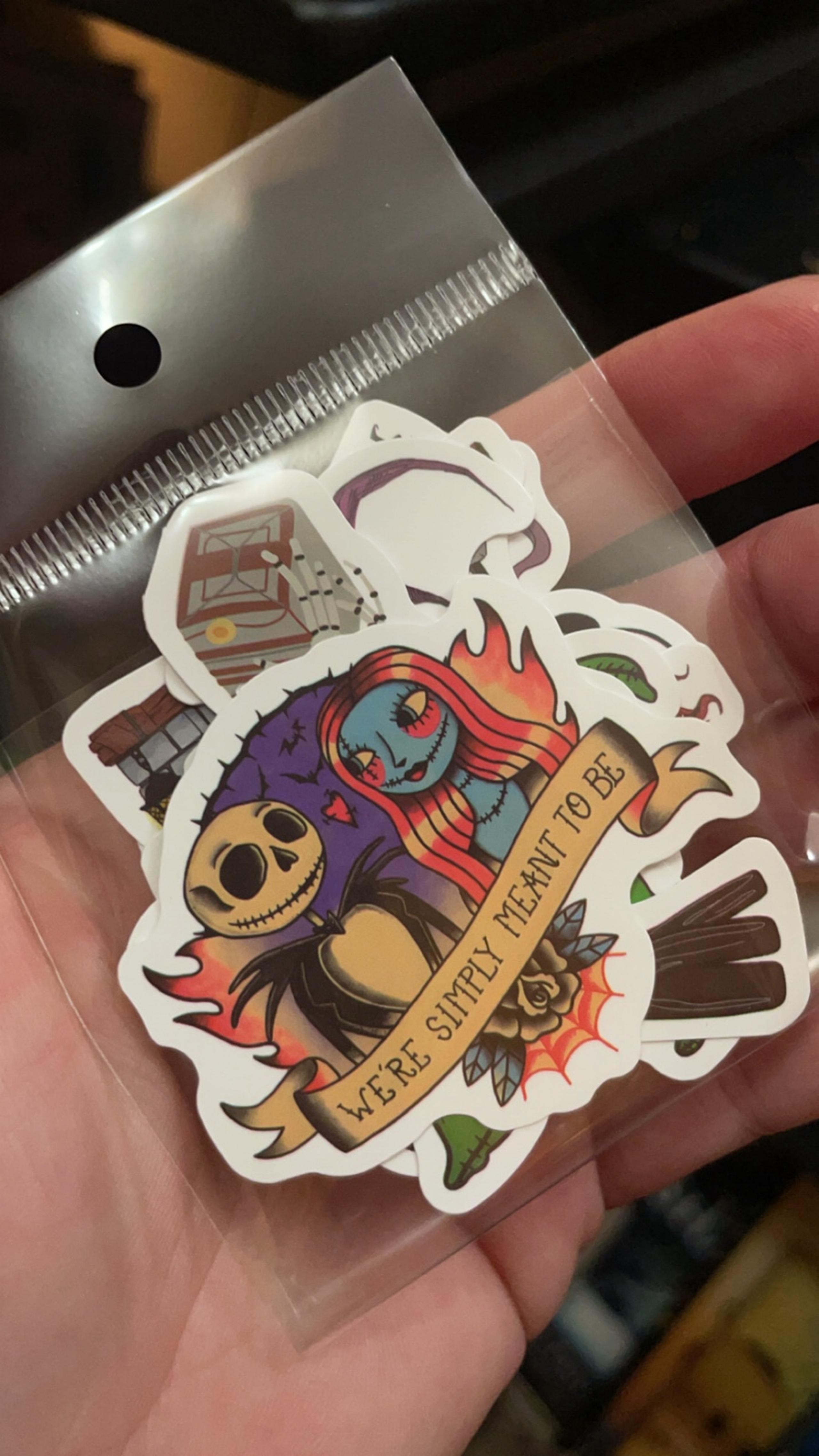 7 PC Nightmare Before Christmas Stickers