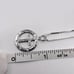 .925 Sterling Silver Circle pendant with Cross & Cz’s Necklace