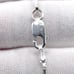 .925 Sterling Silver Circle pendant with Cross & Cz’s Necklace
