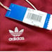 Red adidas zip up jacket size small