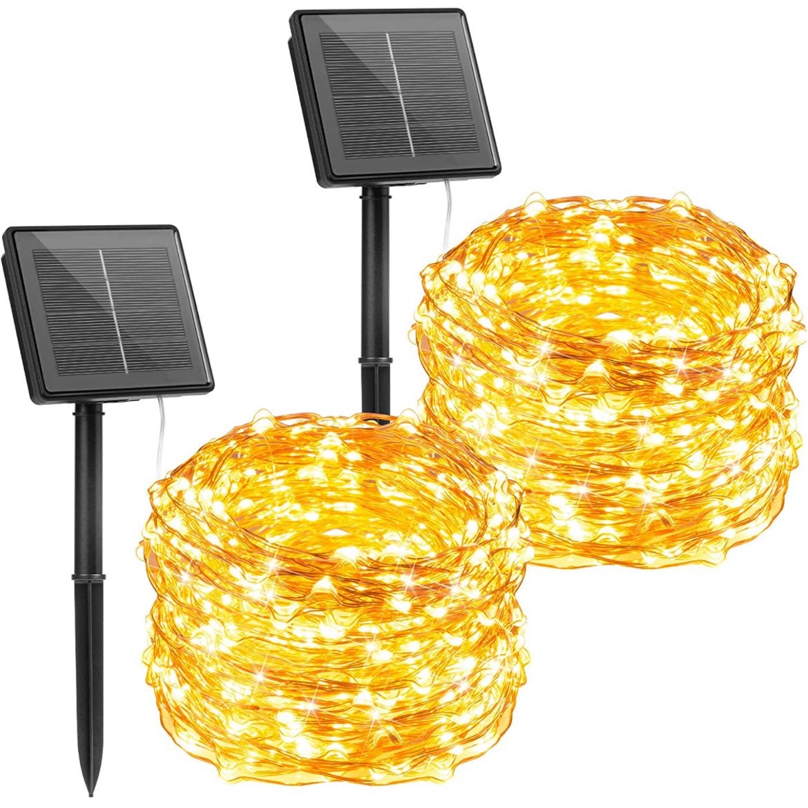 Solar string lights for indoor and outdoor pack of 2