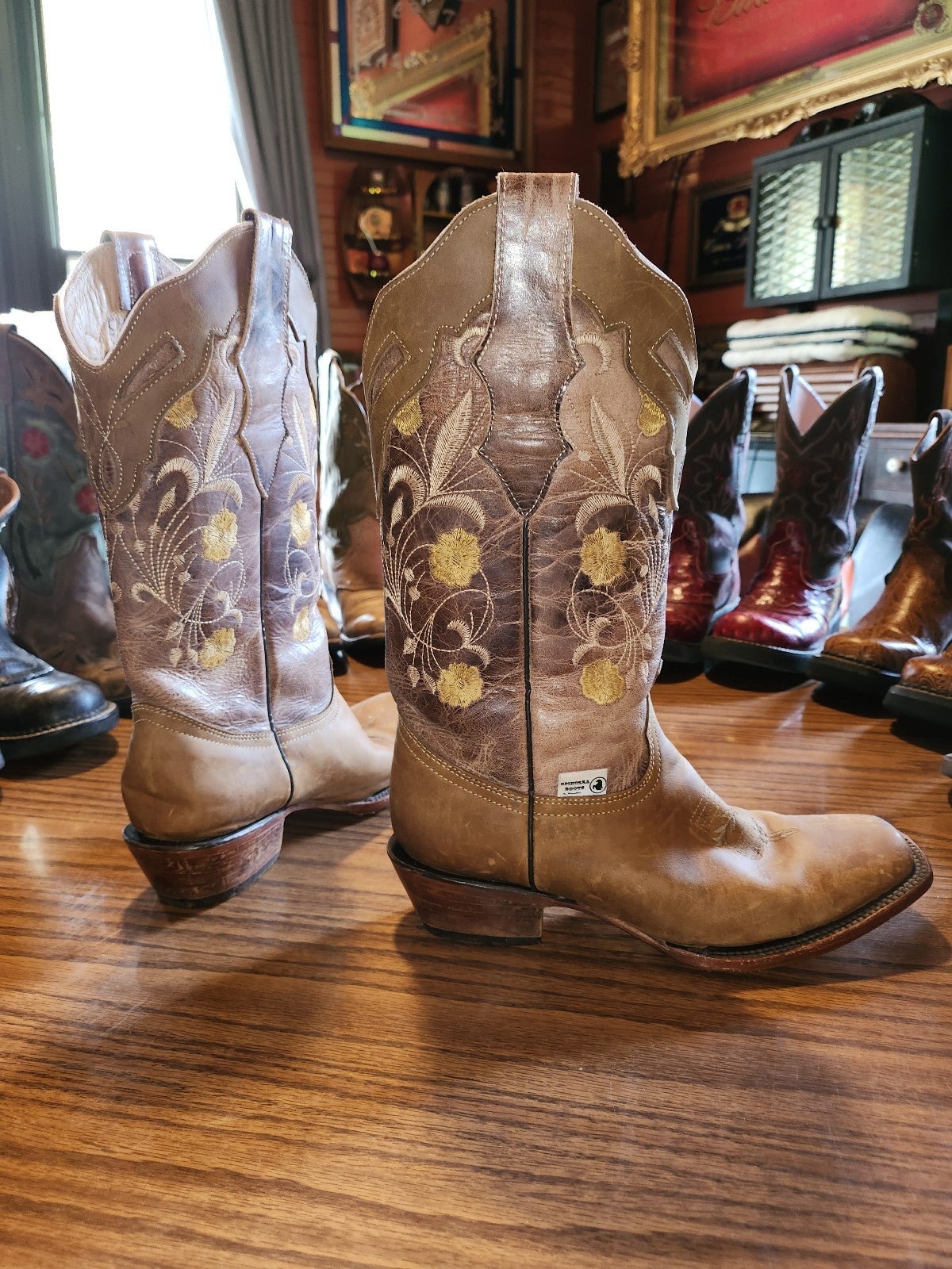 Gorgeous Ladies Espinosa Leather Cowboy Boots 7.5