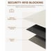 New Slim Wallet for Women Small RFID Leather Bifold Card Holder - Beige