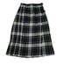 Vintage Preswick & Moore Green/Blue Tartan Plaid Pleated Wool Kilt Skirt