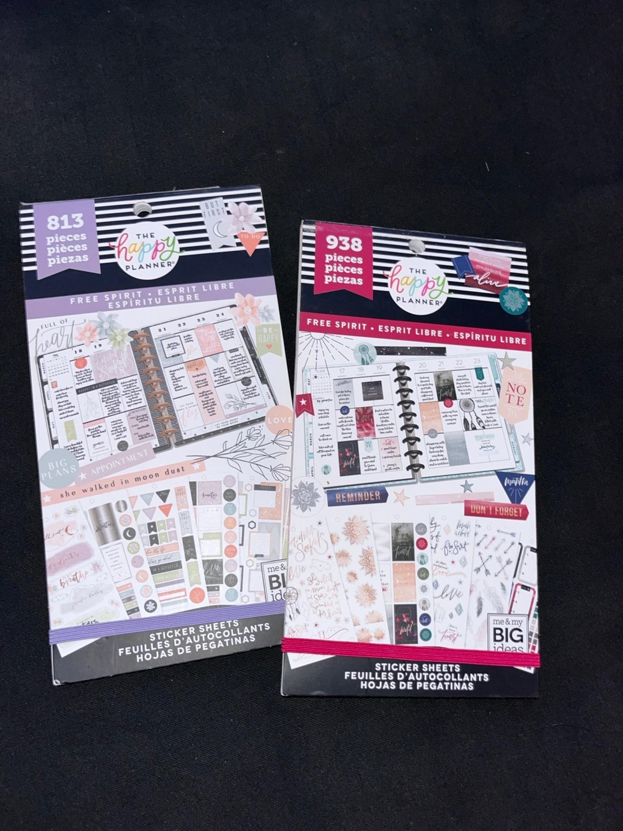 The Happy Planner Stickers Lot of 2